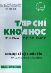 Tạp chí Khoa học Đại học Quốc gia Hà Nội 
